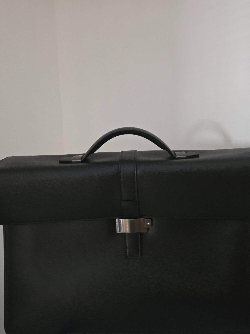 Leather Mont Blanc Briefcase